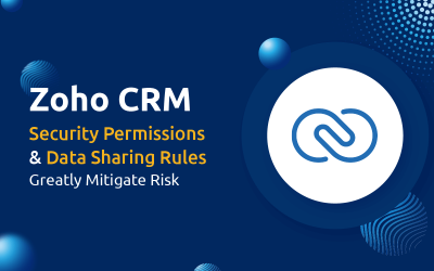 Zoho CRM Security Permissions & Data Sharing Rules Greatly Mitigate Risk